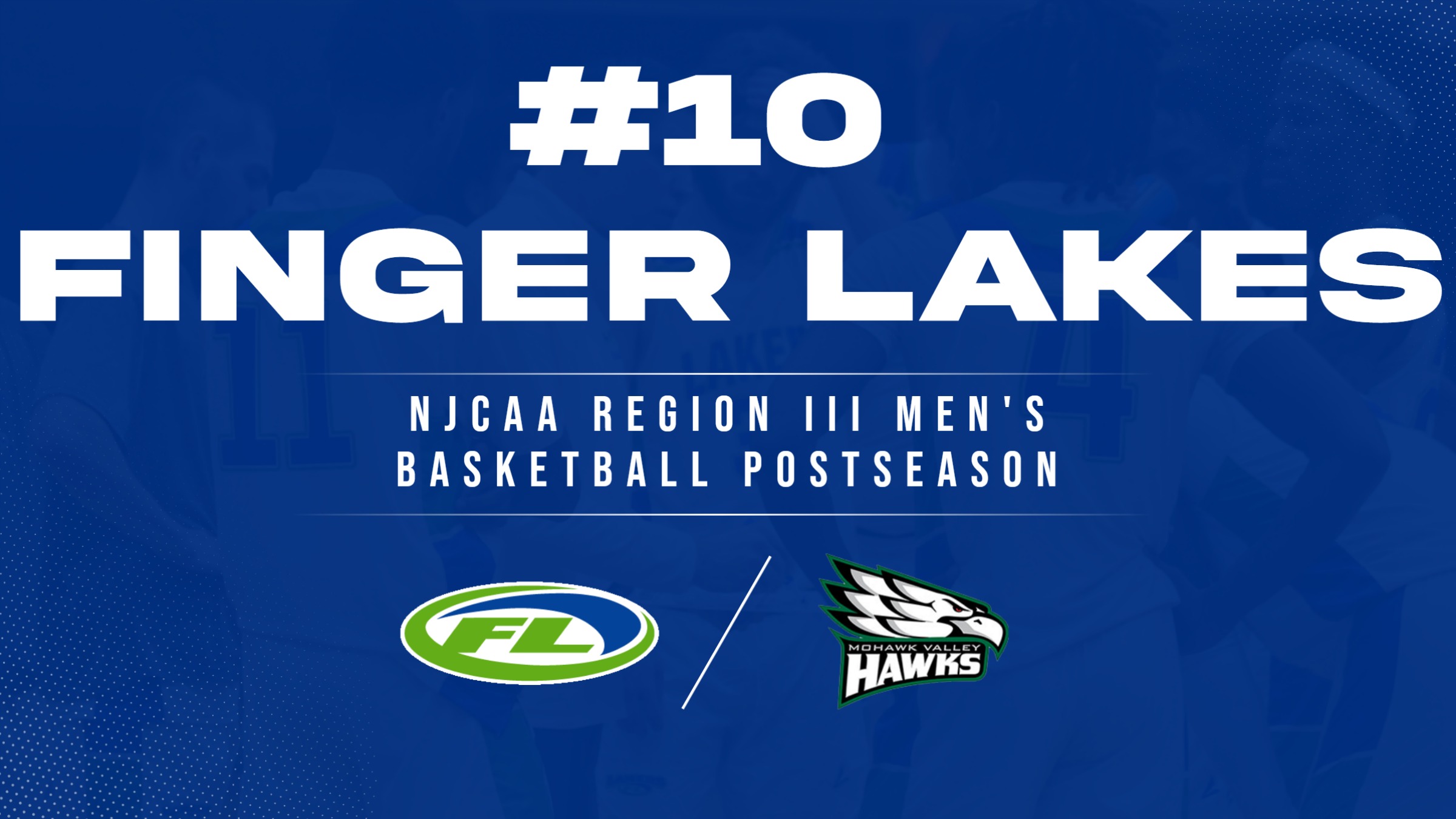 Men's Basketball Draws #10 Seed in Regionals