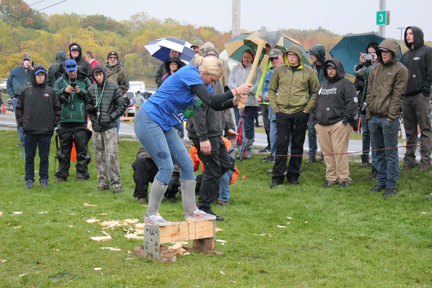 Women's Team Places First In 8TH Annual FLCC Logging Sports Competition