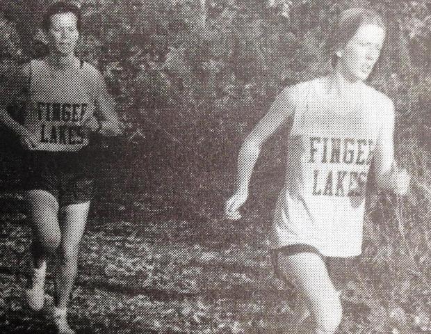 Jamie Coleman (right) has the fast time ever by a Laker on their home course. Terry McKenna-Butler (left) has the fastest time and highest finish at the FLCC Bruce Bridgman Invitational