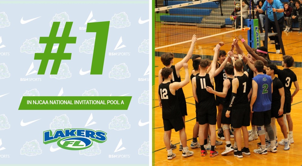 Men's Volleyball Earns #1 Seed in National Invitational Pool Play