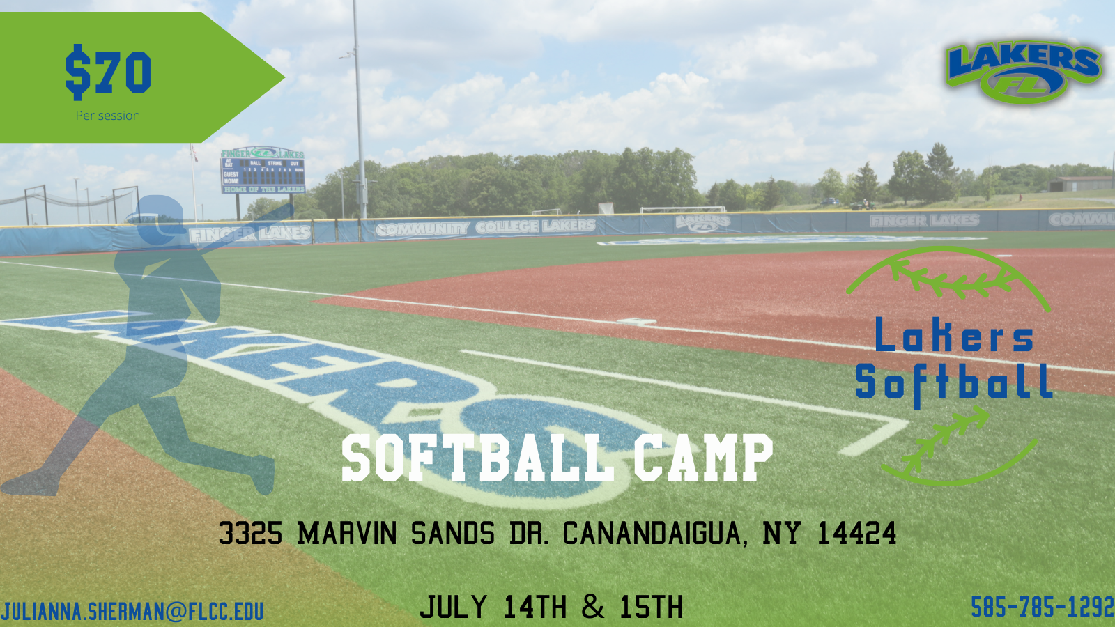 Lakers Softball to Host Summer Camp for Student-Athletes
